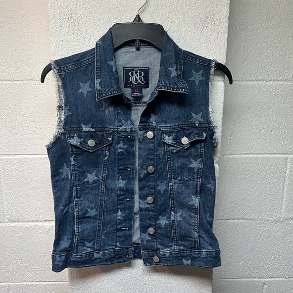 Rock & Republic Jackets & Blazers - Rock & Republic Blue Denim Vest